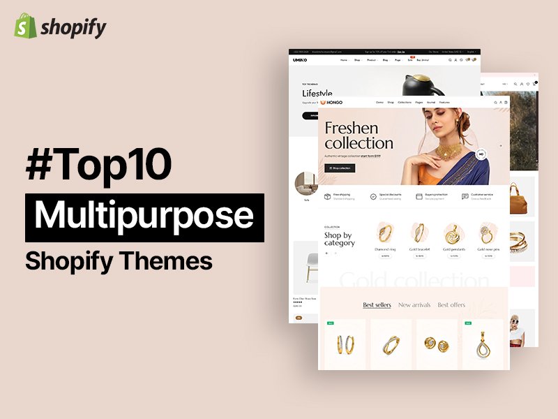 Top10 Multipurpose Shopify Themes