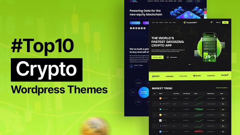 Top10 Crypto Currency Landing Pages & Themes