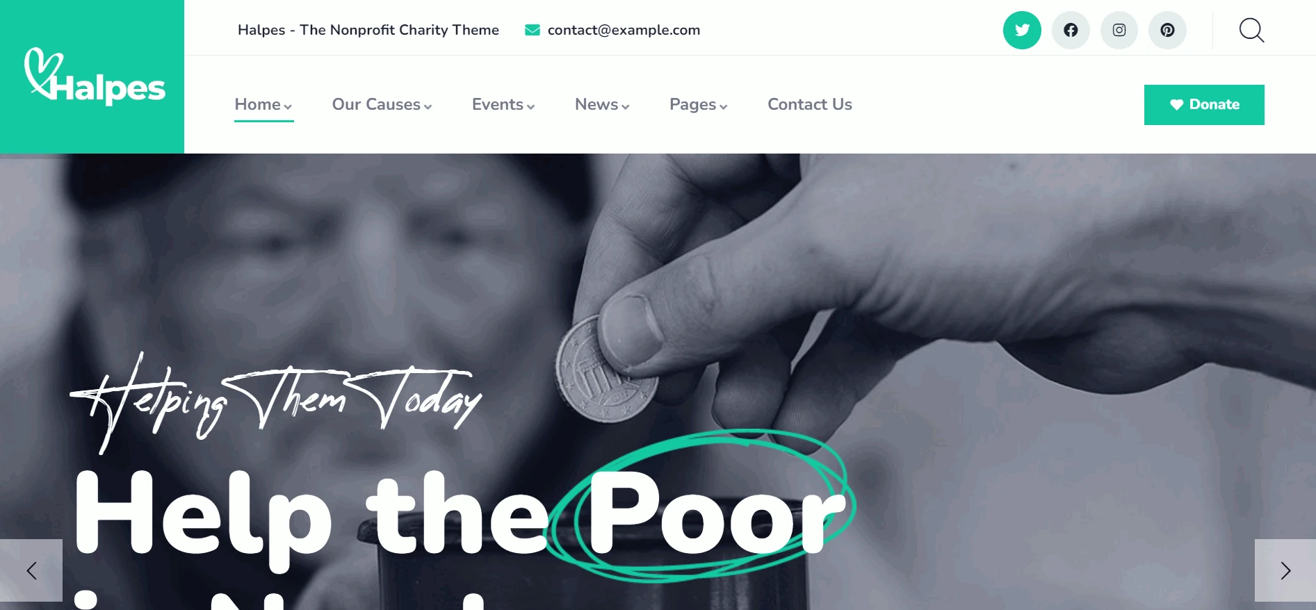 Halpes Charity WordPress themes
