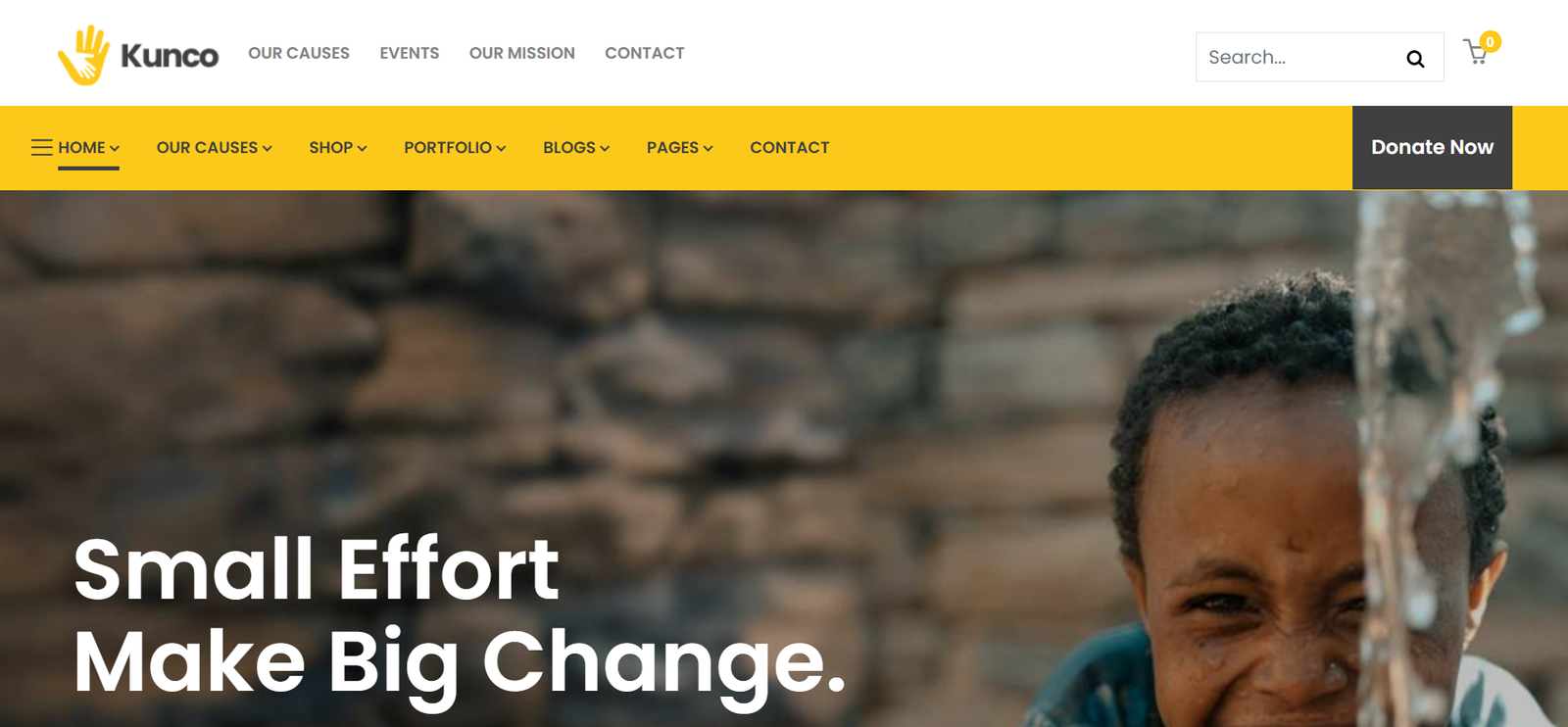 Kunco Charity Multipurpose themes